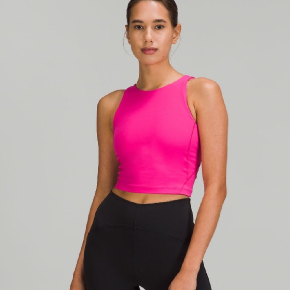 Lululemon Align High Neck Tank Sonic Pink 6 Bra